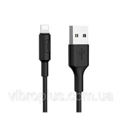USB-кабель Hoco X25 Soarer Lightning, чорний