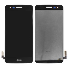 Дисплей (экран) LG M200 K8 (2017), M200n, M210, MS210, US215 с тачскрином в сборе ORIG, черный