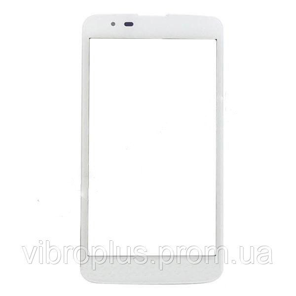 Скло екрану (Glass) LG K330 K7 LTE, білий