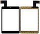 Тачскрин (сенсор) 8.0&rdquo; 131x197мм 45pin Ultimate X4 8 3G GPS, Bravis NP844 (p/n: HS1279, HS1282), черный