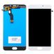 Дисплей (экран) Meizu M3 Note (L681H), Blue Charm Note 3 с тачскрином в сборе ORIG, белый