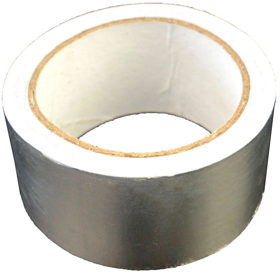 Алюмінієва фольга термостійка на клейкій основі (50мм / 20м)