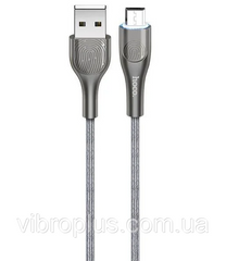 USB-кабель Hoco U59 Enlightenment Micro USB, сірий