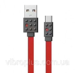 USB-кабель Remax PC-01a Lego Series, красный