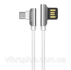 USB-кабель Hoco U42 Exquisite steel Type-C, білий