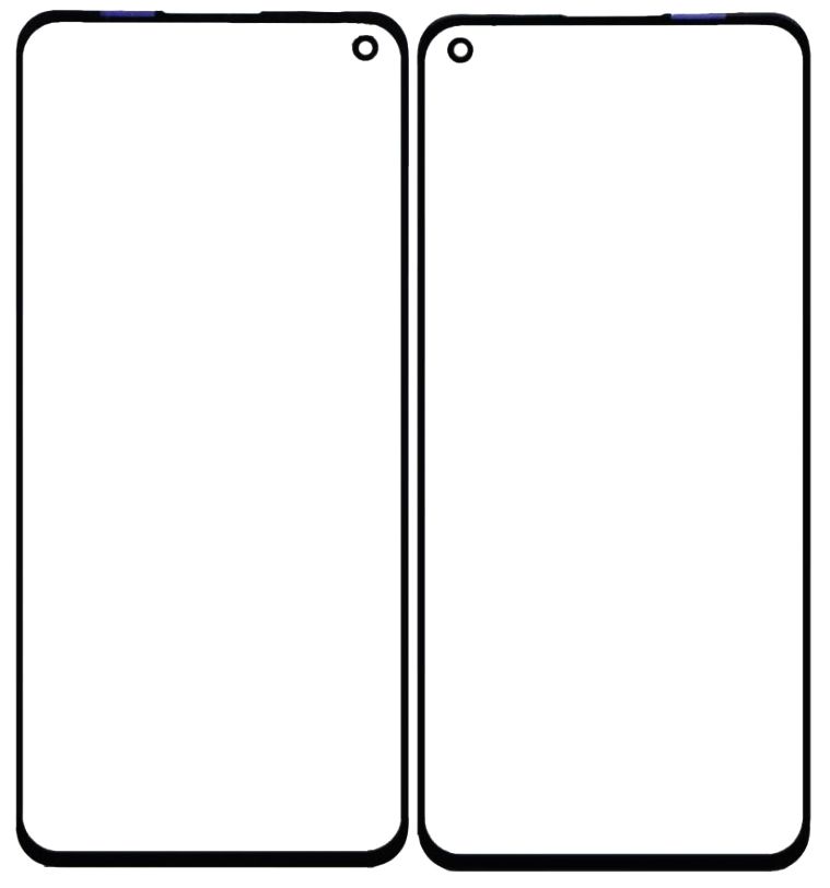 Скло екрану OnePlus 9RT 5G MT2110, MT2111, Realme GT Neo 2 RMX3370 для переклеювання в модулі, чорне