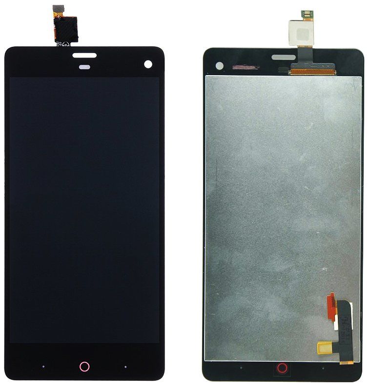 Дисплей (экран) ZTE Nubia Z7 with touch screen (с тачскрином в сборе), black (черный)