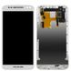 Дисплей (екран) Motorola XT1572 Moto X Style, XT1575 Moto X Pure, XT1570 з тачскріном і рамкою в зборі білий 1