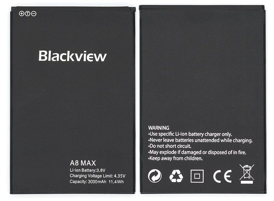 Акумуляторна батарея (АКБ) Blackview A8 Max, 3000 mAh