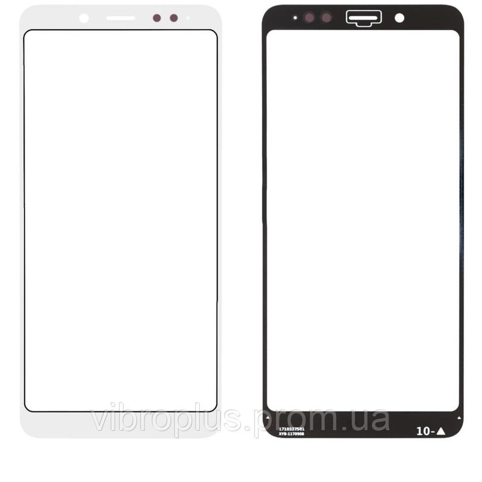 Скло екрану (Glass) Xiaomi Redmi Note 5 Pro, Redmi Note 5 ORIG (з олеофобним покриттям), білий