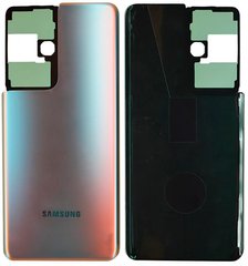 Задня кришка Samsung G998 Galaxy S21 Ultra 5G, срібляста