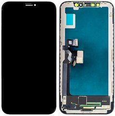 Дисплей (екран) Apple iPhone X (iPhone 10) з тачскріном і рамкою в зборі (On-Cell), чорний