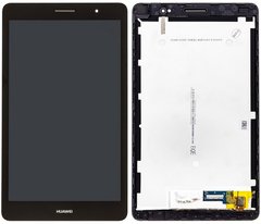 Дисплей Huawei MediaPad T3 KOB-L09, KOB-W09 з тачскріном і рамкою, чорний