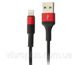 USB-кабель Hoco X26 Xpress Charging Lightning, красно-черный