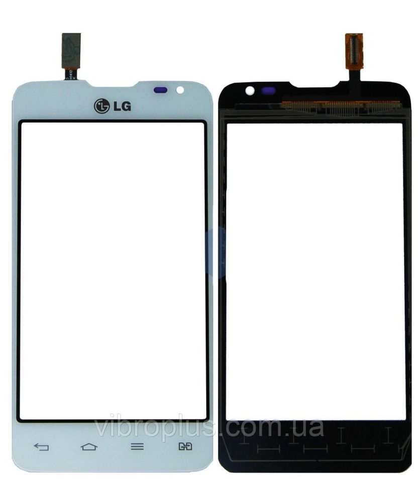 Тачскрін (сенсор) LG D285 Optimus L65 Dual Sim, білий