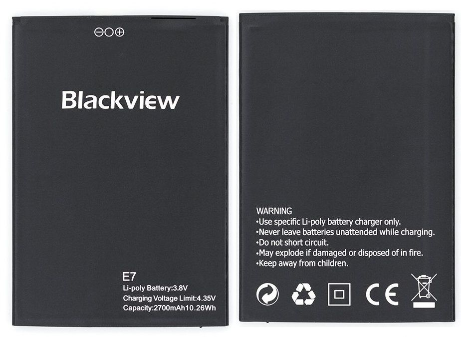 Аккумуляторная батарея (АКБ) Blackview E7, E7s, 2700 mAh