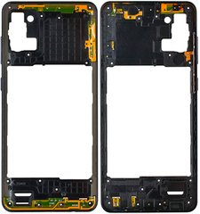 Середня частина корпусу для Samsung A315 Galaxy A31, чорна