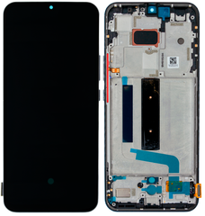 Дисплей Xiaomi Mi 10 Lite 5G, Mi 10 Lite Zoom AMOLED з тачскріном і рамкою ORIG, чорний