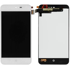 Дисплей (экран) Meizu MX2 (M040), Meizu Dream с тачскрином в сборе, белый