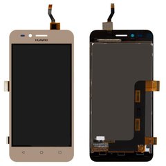 Дисплей (екран) Huawei Y3 II (3G-version) LUA-U22 з тачскріном в зборі ORIG, золотистий