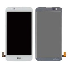 Дисплей (экран) LG K350e K8 (2016), K350n K8, Phoenix 2 с тачскрином в сборе, белый