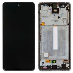 Дисплей Samsung A525 Galaxy A52, A526 Galaxy A52 5G TFT с тачскрином и рамкой, черный
