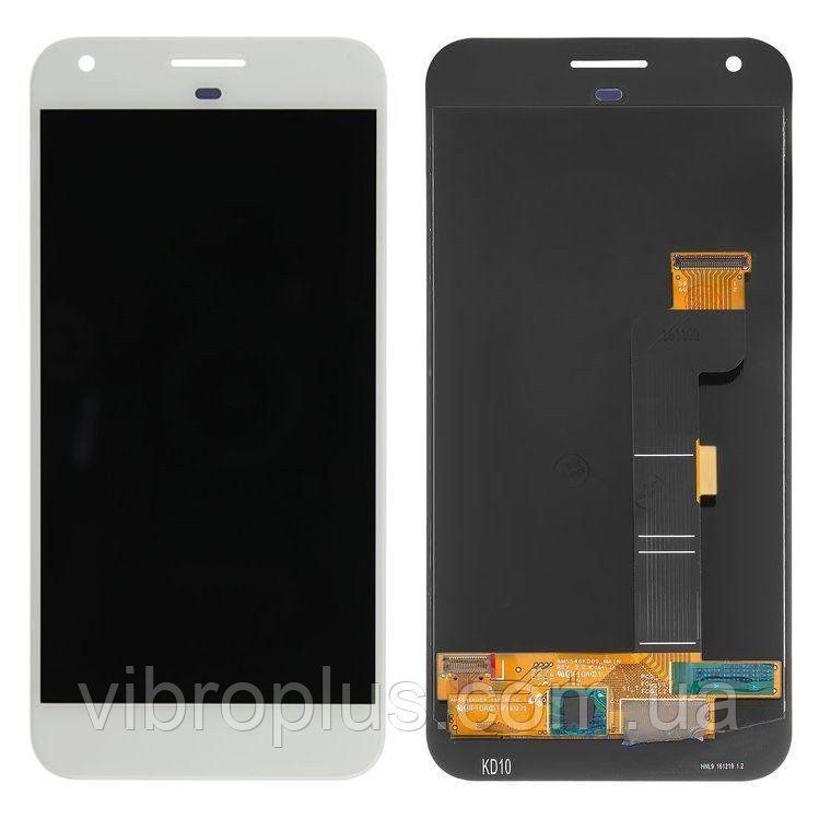 Дисплей (екран) Google PIXEL XL, HTC M1 з тачскріном в зборі, білий