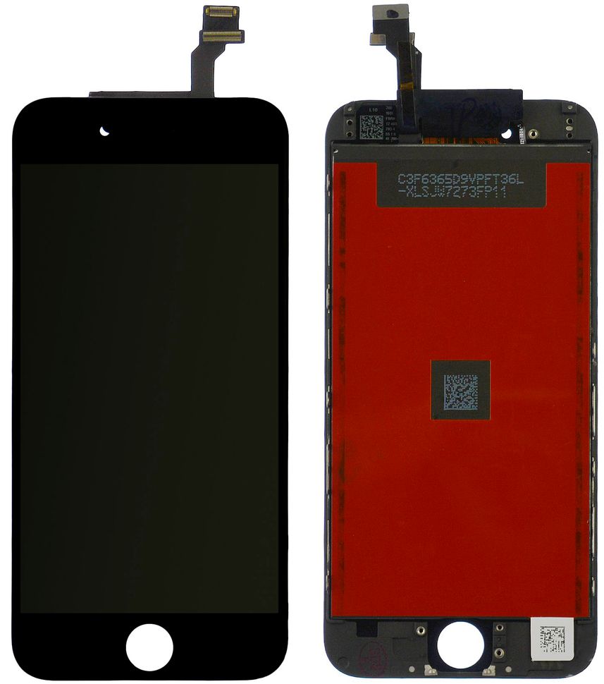 Дисплей Apple iPhone 6 с тачскрином и рамкой (On-Cell), черный