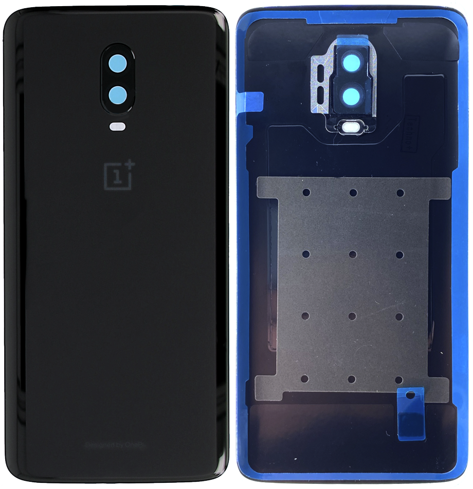 Задня кришка OnePlus 6T (A6010, A6013) (Original China) Mirror Black, чорна
