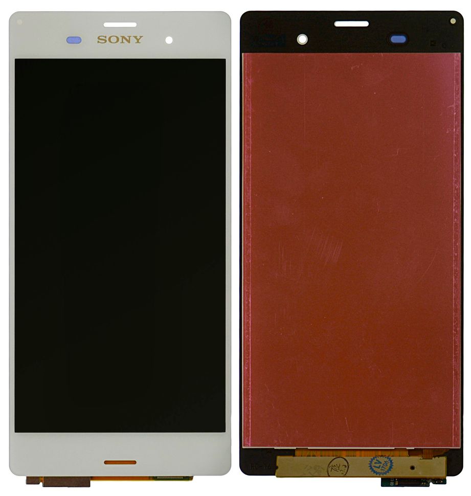 Дисплей (экран) Sony D6603 Xperia Z3 D6643, D6653, D6616, SO-01G, SOL26 с тачскрином в сборе, белый