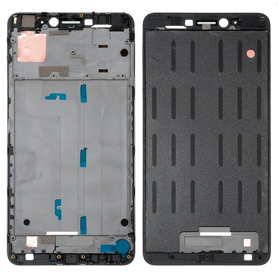 Рамка крепления дисплея (корпус) Xiaomi Mi Max 2, черная