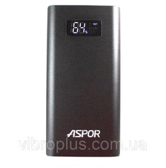 Power Bank Aspor Q388 (10000mAh) черный, внешний аккумулятор