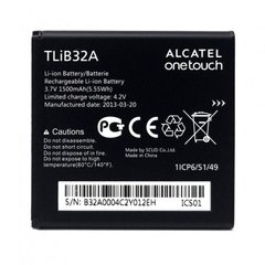 Аккумуляторная батарея (АКБ) Alcatel TLIB32A, TLIB5AB, BY78 для One Touch 916, One Touch 916D, 1500mAh