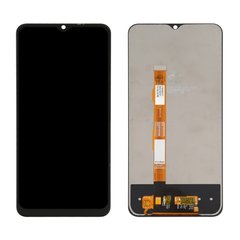 Дисплей (экран) Vivo Y53s 2021 (V2111A, V2058) с тачскрином в сборе, черный