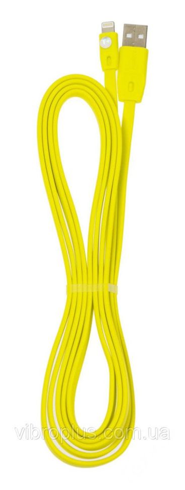 USB-кабель Remax RC-001i Lightning, жовтий