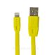 USB-кабель Remax RC-001i Lightning, жовтий 1