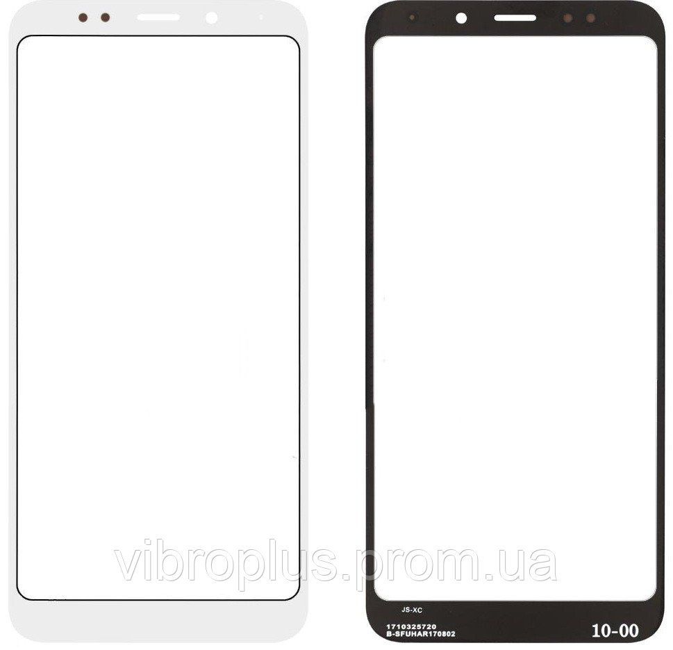 Скло екрану (Glass) Xiaomi Redmi 5 Plus (з олеофобним покриттям) ORIG, білий