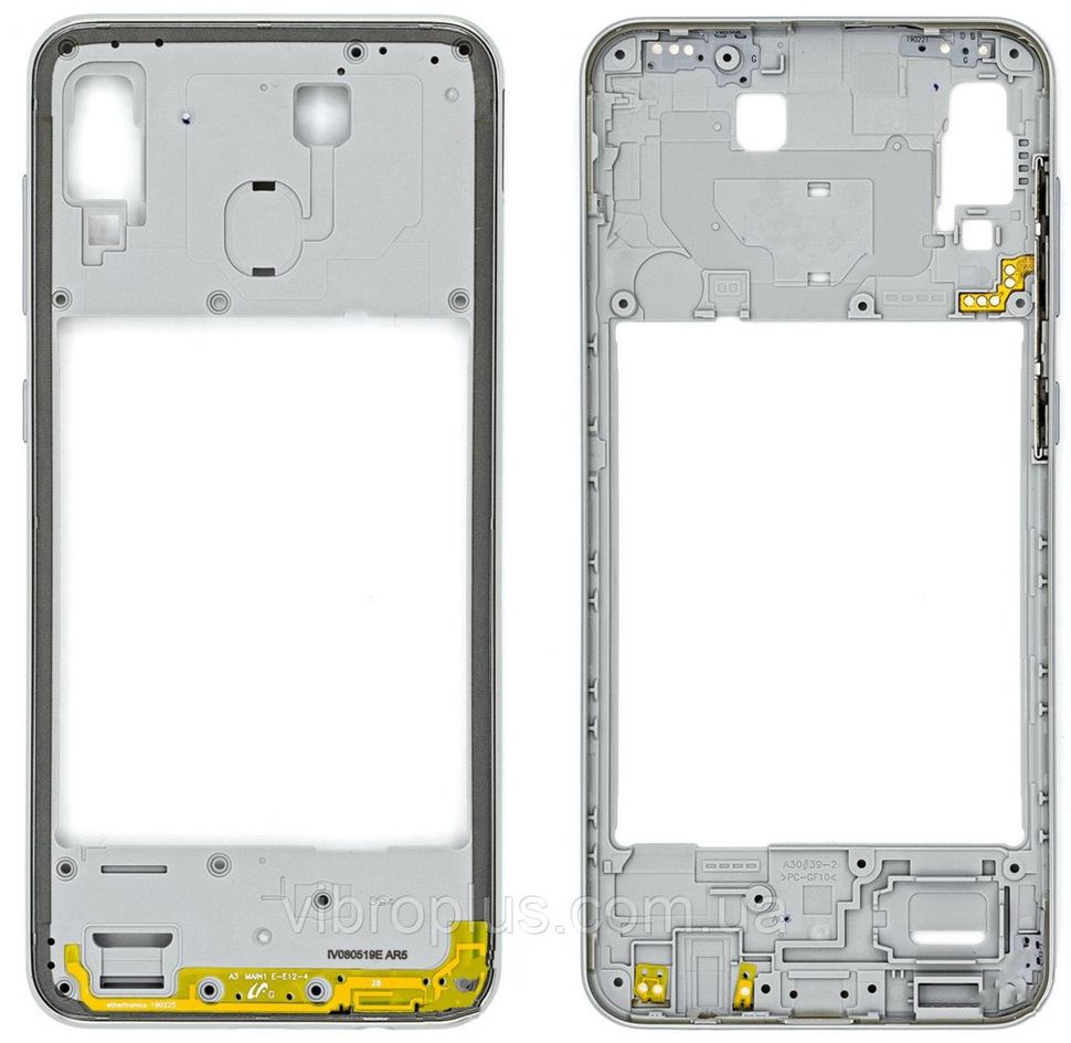 Рамка (корпус) Samsung A305F galaxy A30, белая