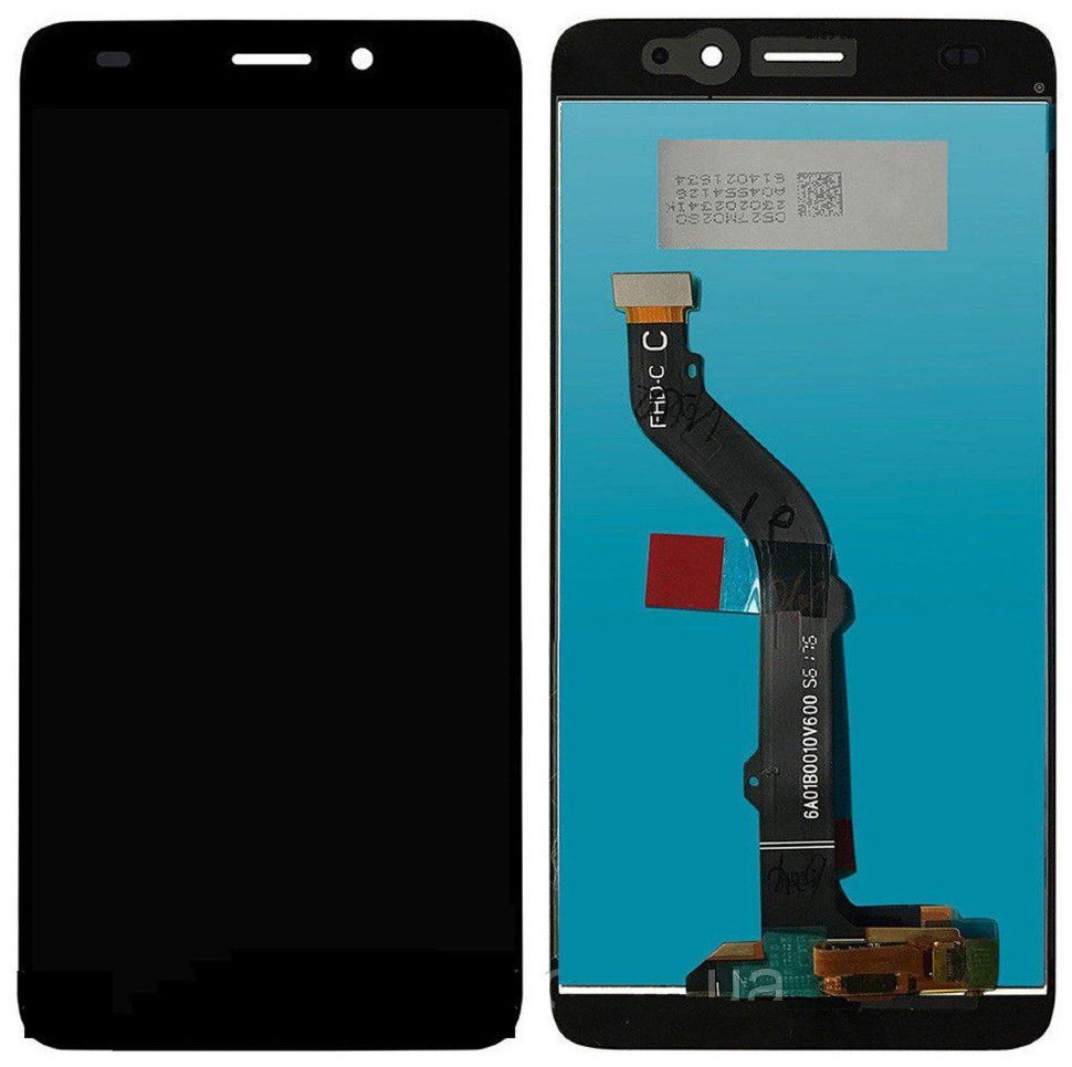 Дисплей (экран) Huawei GT3 (NMO-L31), Honor 5C (NEM-L51), Honor 7 Lite (NEM-L21) с тачскрином в сборе, черный