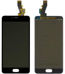 Дисплей (экран) Meizu M3s (Y685Q, Y685H), Meilan 3S, M3s Mini с тачскрином в сборе, черный