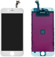 Дисплей (экран) Apple iPhone 6 с тачскрином и рамкой в сборе (Original China), белый