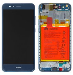 Дисплей Huawei P10 Lite WAS-LX1, WAS-LX2, WAS-LX3 з тачскріном, рамкою і батареєю