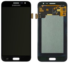 Дисплей (экран) Samsung J320H Galaxy J3 (2016), J320F, J320FN, J320A с тачскрином в сборе ORIG, черный AMOLED