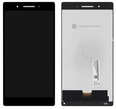 Дисплей (экран) 7” Lenovo Tab 4 (TB-7504X) LTE с тачскрином в сборе, черный