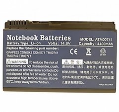 Акумуляторна батарея (АКБ) Acer TM00741 для Extensa: 5120, 5210, 5220, 5230, 5420, 5430, 5610, 5620, 14.8V, 4400mAh