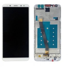 Дисплей (экран) Huawei Mate 10 Lite (RNE-L01, RNE-L21) с тачскрином и рамкой в сборе, белый