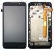 Дисплей (екран) HTC Desire 516 з тачскріном і рамкою в зборі, чорний