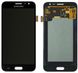 Дисплей (екран) Samsung J320H Galaxy J3 (2016), J320F, J320FN, J320A з тачскріном в зборі ORIG, чорний AMOLED