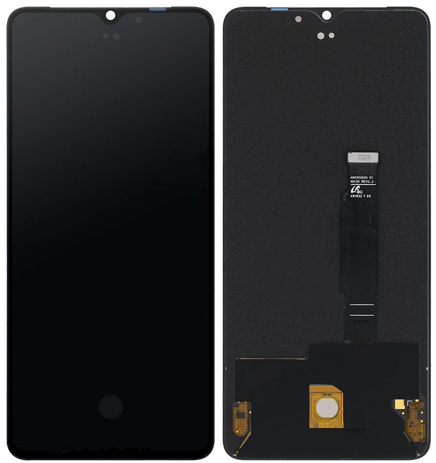 Дисплей OnePlus 7T HD1901, HD1903, HD1900 Fluid AMOLED с тачскрином ORIG, черный