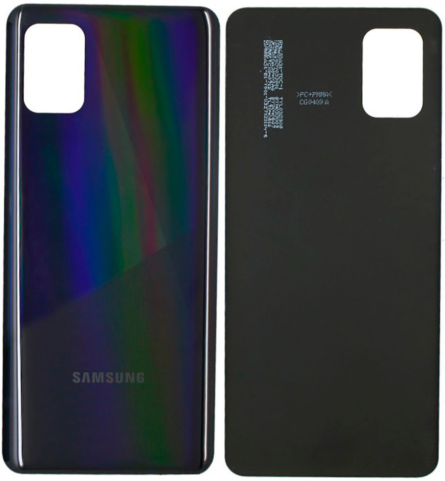 Задняя крышка Samsung A315 Galaxy A31 (2020), черная